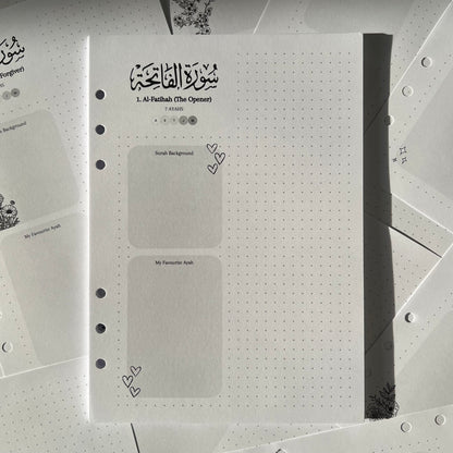 The Quran Journal Inserts | A5 120gsm